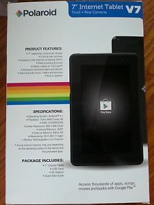 Polaroid V7 7" Internet Tablet Dual Cameras Android 1GHz Wi Fi Capacitive