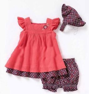 E232 3pcs Girls Baby Clothes Top Pants Headband Lovely Outfit Set Costume 0 24M