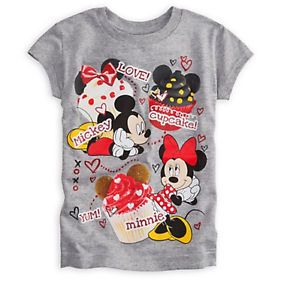  Minnie Mickey Mouse Cupcake T Shirt Sz Toddler 2 3 Girls Gift