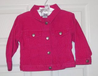 Toddler Girl"s Old Navy Baby Pink Jean Jacket Style Size 12 24 Months EUC