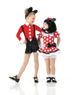 Hey Mickey Halloween Ballet Mouse Tutu Jazz Tap Costume CXS AXL Minnie w Ears