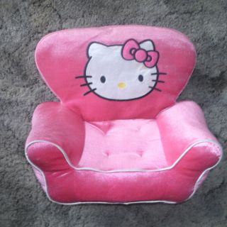 Original Build A Bear' Hello Kitty Chair' Plush Hot Pink VG