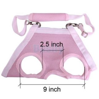 3 in 1 Multi Function Pet Dog Coat Apparel Clothes Leash Harness Carrier Bag M