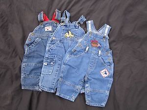 Baby Boys Toddler Jean Overalls 6 9 Months Sprockets Clothes Lot Mickey Mouse