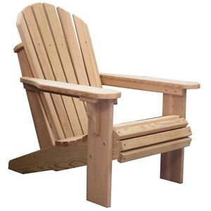 Premium Heavy Duty Western Red Cedar Adirondack Chair