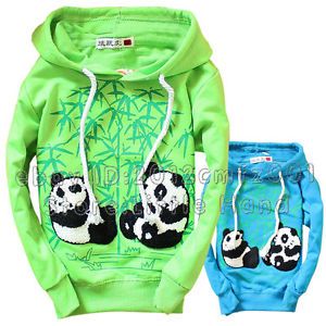 New Kids Girl Boys Animal Panda Hoodies Baby Toddler Winter Jackets Size 1 5 Y