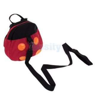 Ladybug Kids Baby Toddler Walking Learning Safety Harness Backpack Strap Rein