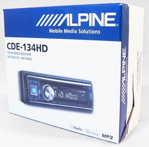 Alpine CDE 134HD CD  WMA Pandora HD Radio Car Receiver CDE134HD w Warranty