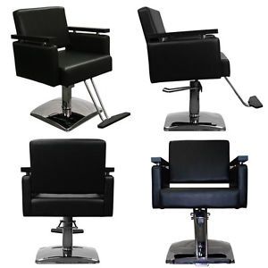 New Black Beauty Salon Equipment Hydraulic Styling Chair Package 4 SC 10BLK