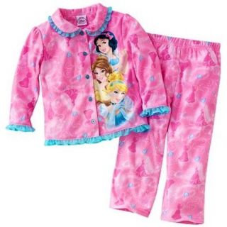 Disney Princess Pajamas Girls Toddlers 2T 2 Piece Set New w Tags Free SHIP