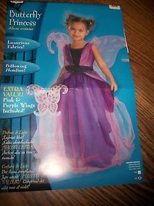 Halloween Butterfly Princess Fairy Costume Girls Toddler Size 4 6
