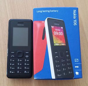 Nokia 106 Mobile Phone Brand New Unlocked Perfect First Phone