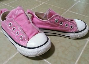 Baby Girl Converse Pink Shoes Size 5