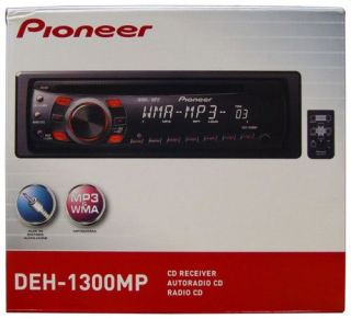 Pioneer DEH 1300mp CD Player  In Dash Receiver