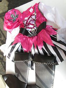 "Pretty Pirate" Halloween Costume for Girl's Size 3 Toddler Frolic Designer