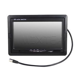 TFT 7inch Color LCD Car Rearview DVD VCR Backup Camera Display Monitor IR Remote