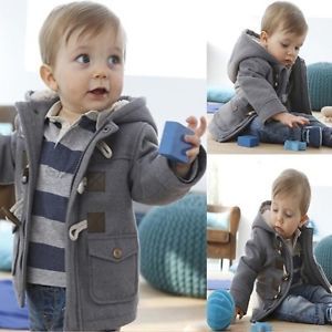 New Children Baby Boys Winter Jacket Outwear Coat Thick Kids Clothes 0 4Y FT164