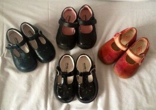 Stride Rite OILILY Lot 4 Pairs Toddler Girls Shoes Size 6W Retail $210