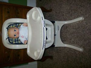Graco Doll High Chair with Baby Alive Girl Doll