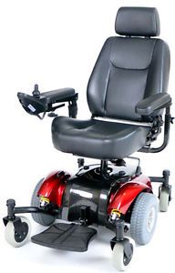 Active Care Intrepid Power Chair Mid Wheel Drive Electric Wheelchair 18" Seat