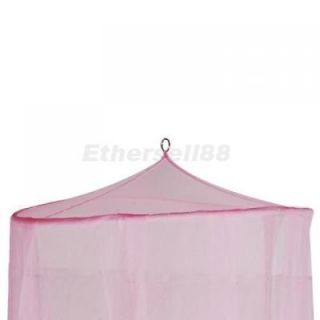Elegant Pink Mosquito Bug Net Tent Canopy for Baby Toddler Bed Crib Playpens