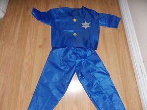 Child Police Officer Costume Kids Boys Halloween Costume Dress Up 2T 3T