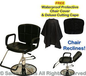 Hydraulic Reclining Barber Chair Shampoo Hair Styling Spa Salon Beauty Equipment