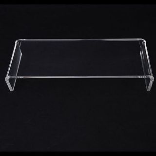 New 21" Clear Acrylic Laptop Computer Monitor Display Table Riser Stand Desk