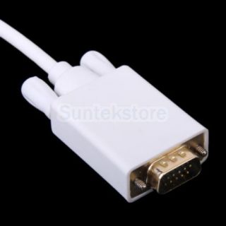 3X 6ft 1 8M Mini DisplayPort DP to VGA Male Adapter Cable for MacBook Air Pro