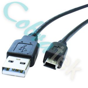6ft Garmin Nuvi GPS USB Cable Computer Data Transfer Sync Cable Mini USB