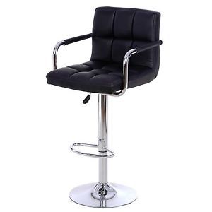 PU Leather Hydraulic Lift Adjustable Counter Bar Stool Dining Chair 150 2
