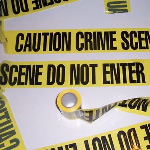 100' Caution Crime Scene do not Enter Party Yellow Barricade Police Tape