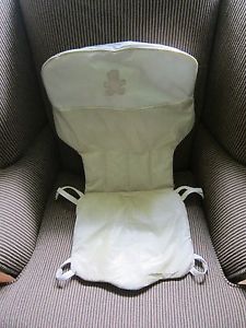 Eddie Bauer High Chair Cover Pad in Tan White