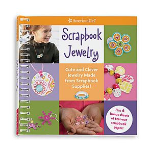 American Girl Scrapbook Jewelry Necklace Bracelet Paper Earrings Crafts AG