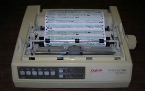 Oki Okidata Microline 320 Dot Matrix IBM Impact Printer Refurb No Top Plastics