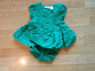 Adorable Green Dress Size 0 3 Months First Impressions Baby Girl Up to 12lbs