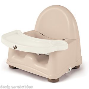 Safety 1st Easy Care Swing Tray Booster Seat High Chair Decor Beige New