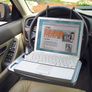 Auto Laptop Tray Table Stand Steering Wheel Mount Car Truck SUV Travel Desk RV