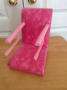 American Girl Doll Treat Seat Chair Pink Daisy as Seen at AG Cafe