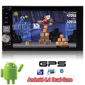 Touch Screen Android 4 1 Car PC DVD Player Radio Stereo GPS Dual Core CPU WiFi