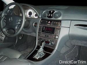 2005 2009 Mercedes CLK W209 Real Carbon Fiber Interior Dash Trim Kit
