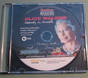 Alice Walker Beauty in Truth 2014 PBS American Masters Documentary RARE DVD