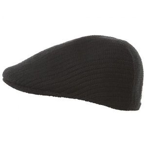 KANGOL Weavetex 507 Black Ivy Driving Cap Winter Fall Men's Large Hat New
