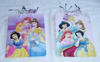 12 Pieces Disney Princesses Goody Gift Loot Bag Girl Birthday Party Favor Supply
