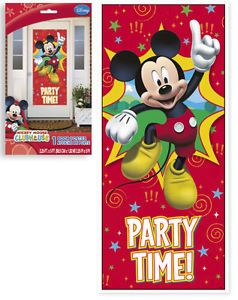 Disney Mickey Mouse Birthday Door Sign Poster Party Supplies Clubhouse