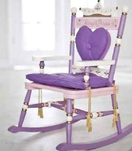 Children Kids Girls Purple Princess Rocking Chair and Table Set New CLEARANCE