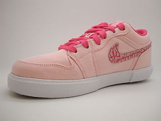 487300 607 Girls Youth Air Jordan Retro V 1 Storm Pink Spark White Sneakers