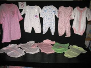 Ten 10 Preemie Newborn Baby Girl Outfits Nice Group 8 Clothes