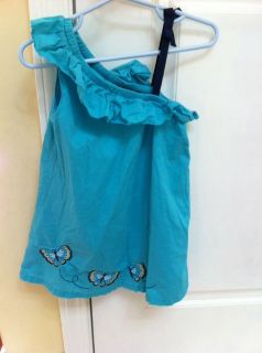 Gymboree Girl Turquoise Summer Dress Size 18 24 Months GUC