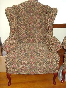 Pennsylvania House Queen Anne Wing Back Chairs